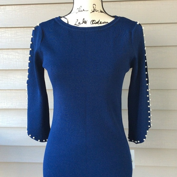 NY Collection Sweaters - NWT! Beaded Knit Top